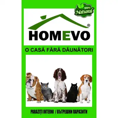 100% Натурален препарат срещу вътрешни паразити Homevo paraziti interni