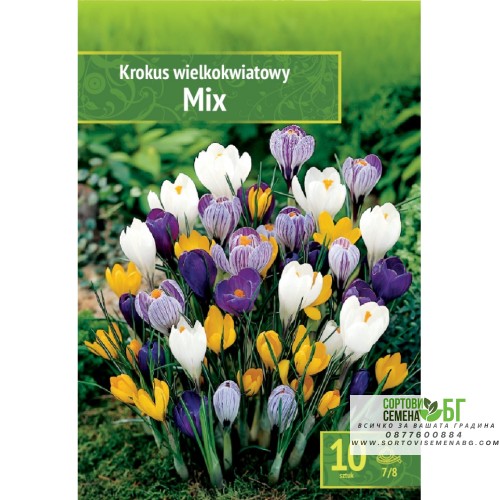 Минзухар Микс / Crocus mix - 10 бр луковици