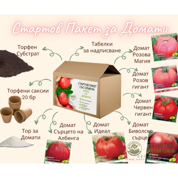 Стартов пакет за всеки ценител на вкусните домати