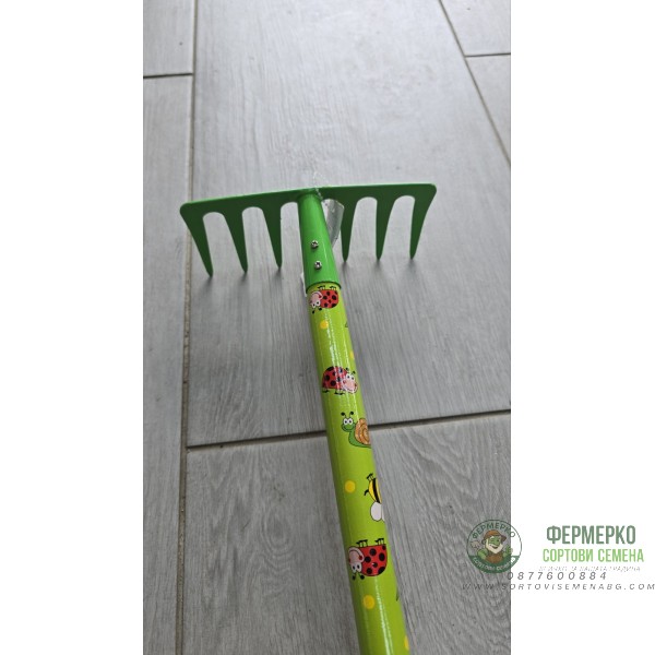 Детско гребло с дълга дръжка - 74 см