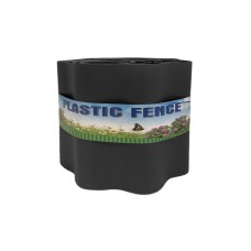 Градинска бордюрна вълнообразна лента – черна - 9 м x 15 см