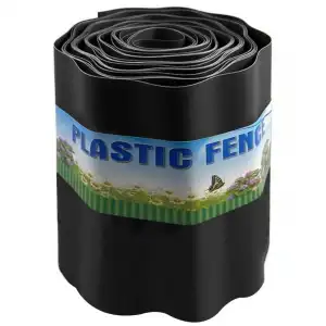 Градинска бордюрна вълнообразна лента – черна - 9 м x 20 см