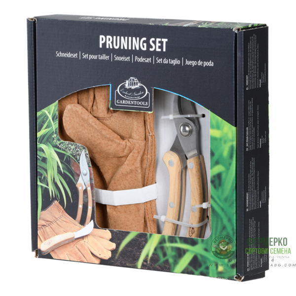 Комплект за резитба от неръждаема стомана Esschert Design – 3 части (ръкавици,ножица,нож) Комплект за резитба от неръждаема стомана Esschert Design – 3 части (ръкавици,ножица,нож)