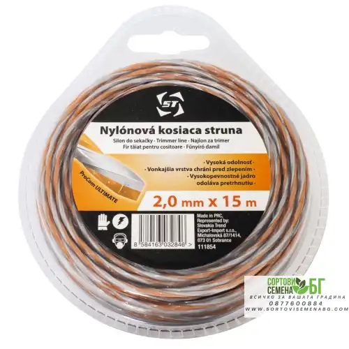 Корда за косене - ъглова спирала (професионална) Корда за косене - ъглова спирала (професионална)