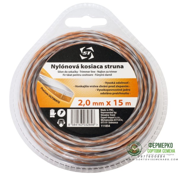 Корда за косене - ъглова спирала (професионална)