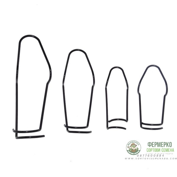 Метални скоби за закрепване на колчета Ø20 мм – 10 броя