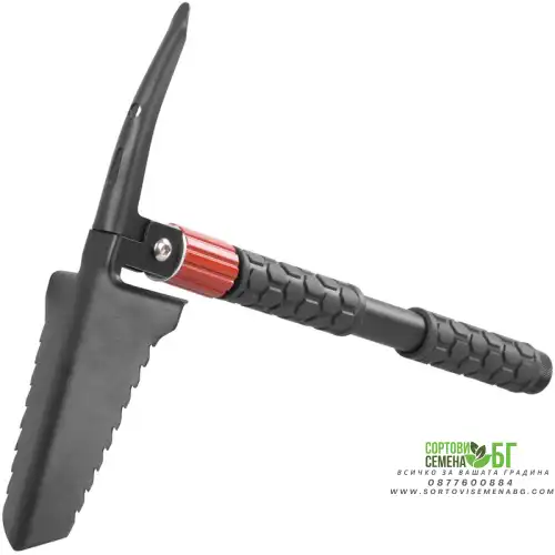 Mногофункционална сгъваема лопата с огниво и текстилен калъф Mногофункционална сгъваема лопата с огниво и текстилен калъф