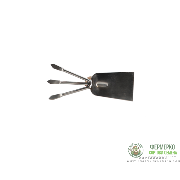 Мотичка двойна от неръждаема стомана с къса дръжка Esschert Design