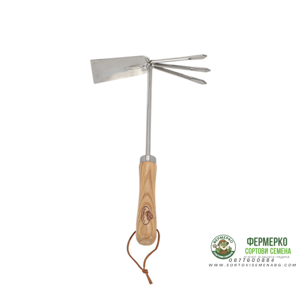 Мотичка двойна от неръждаема стомана с къса дръжка Esschert Design