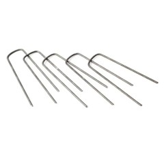 Метални скоби за закрепване - 4х15 см - 40 броя