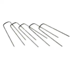 Метални скоби за закрепване  -  4х15 см - 40 броя