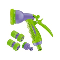 Комплект свързване на маркуч 3 4 с пистолет за поливане 6 функции Palisad