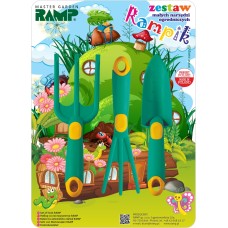 Комплект градински инструменти Малък градинар Rampik Tюркоаз