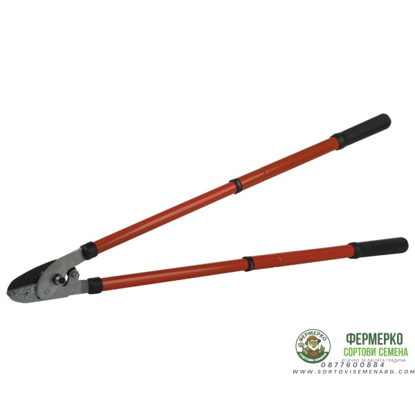 Телескопична градинска ножица с наковалня 62-93см