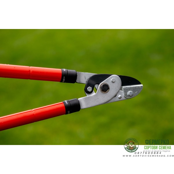 Телескопична градинска ножица с наковалня 62-93см