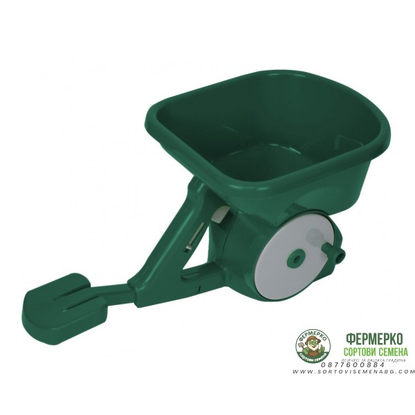 Ръчна сеялка и тороразпръсквачка с антикорозионен бункер