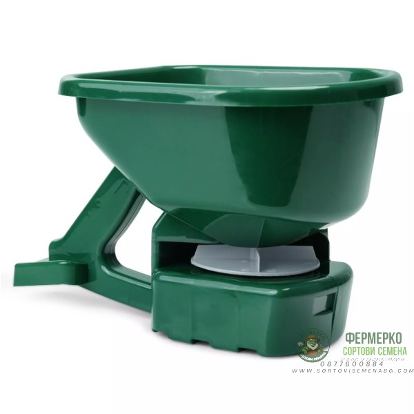 Ръчна сеялка и тороразпръсквачка с антикорозионен бункер