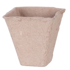 Торфени саксии - квадрат - 8х8 см - 18 бр