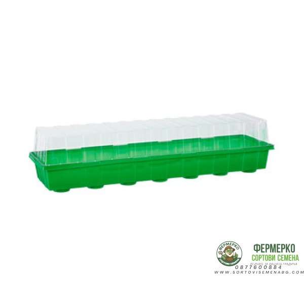 Мини оранжерия с капак зелена