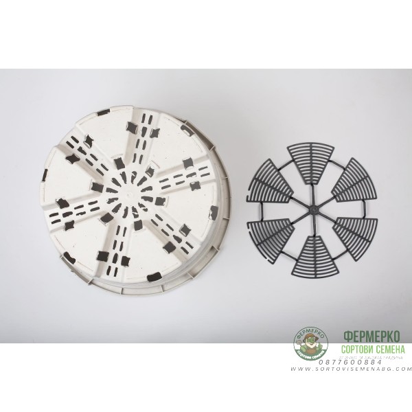 Саксия за отглеждане на боровинки с дренажна мрежа 40л