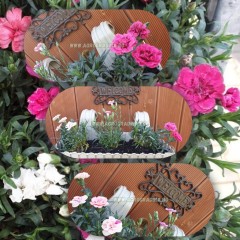 Комплект Саксия (Кашпа) с куки 39 см + Карамфилчета