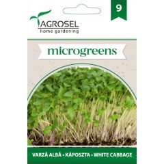 Семена за Микро Бяло зеле (Brassica oleracea var capitata) - 8 гр