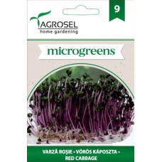 Семена за Микро Червено зеле (Brassica oleracea var capitata f rubra) - 8 гр