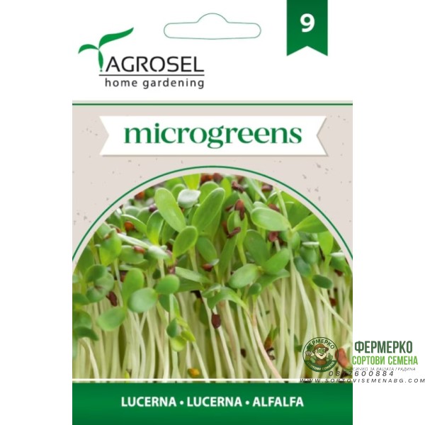 Семена за Микро Люцерна (Medicago sativa) - 5 гр