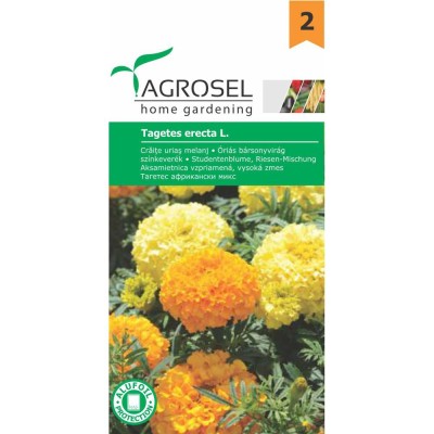 Тагетес Африкански Гигант Микс Tagetes erecta L