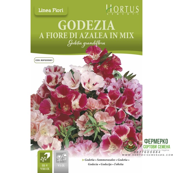 Годеция Микс Godetia grandiflora