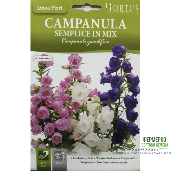 Кампанула Микс Campanula grandiflora