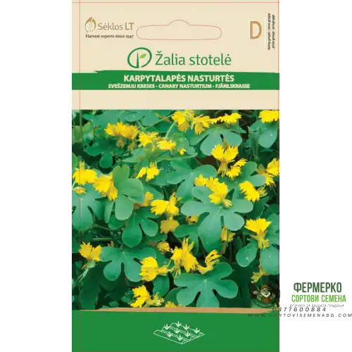 Настурция Канарче / Tropaeolum peregrinum