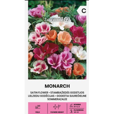 Годеция Монарх (Сатенено цвете) / Godetia grandiflora Lindl.