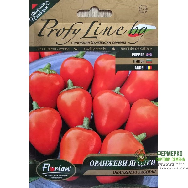 Лют пипер Оранжеви ягодки - нов български сорт