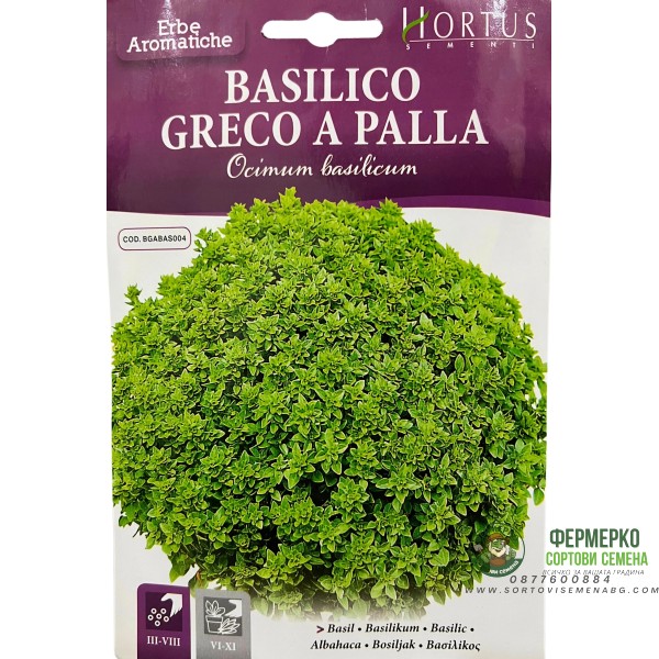 Босилек Гръцки мини Greco a palla