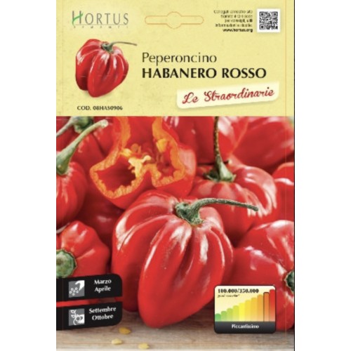 Лют Пипер Хабанеро Червен / Peperoncino Habanero Rosso
