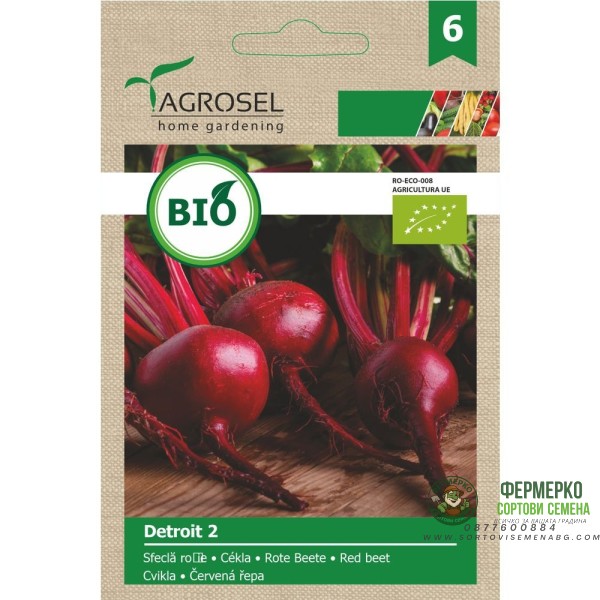 Био семена за салатно цвекло Детройт 2