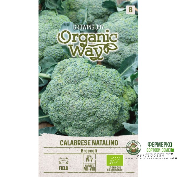 Органик Броколи Калабрезе Наталино Calabrese Natalino