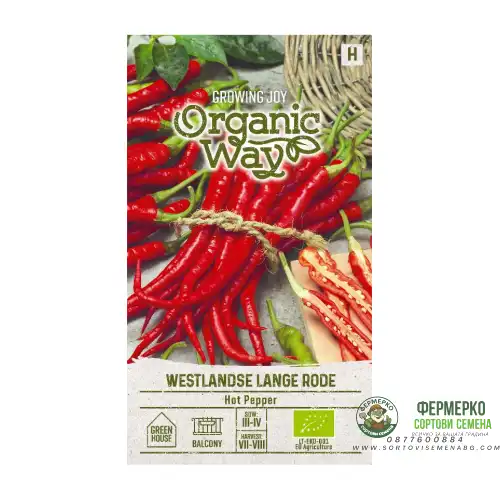 Органик Лют Пипер Дълъг / Westlandse lange rode