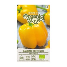 Органик Пипер Жълта камба Quadrato Dasti Giallo