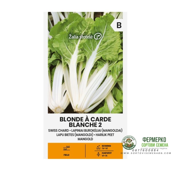 Манголд с бели дръжки Blonde à carde blanche 2