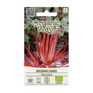 Органик Манголд Червен (тип ревен) / Beta vulgaris L Rhubarb Chard