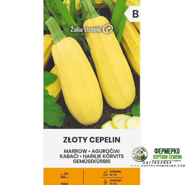 Тиквичка жълта Zloty Cepelin