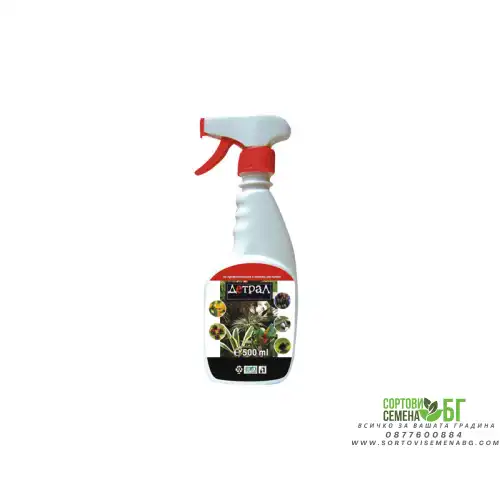 Детрал спрей за цветя и стайни растения – против въшки, акари и паяци (500 мл) Детрал спрей за цветя и стайни растения – против въшки, акари и паяци (500 мл)