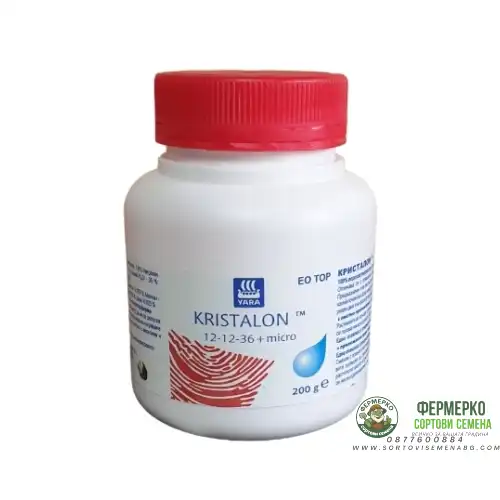 ЕО ТОР Кристалон 12-12-36 + микро - червен - за листно подхранване и фертигация