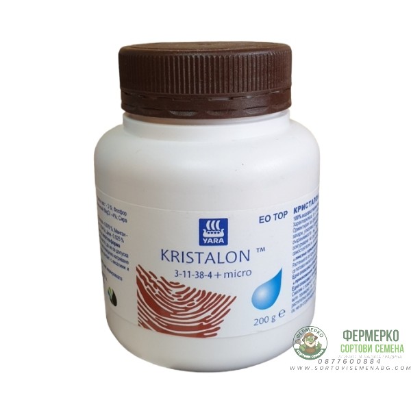 ЕО ТОР Кристалон 3-11-38-4 + микро - кафяв - за листно подхранване и фертигация