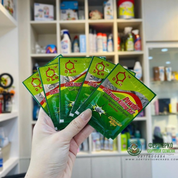 Прахообразна стръв за хлебарки Powder Cockroach Killing Bait – 5 гр