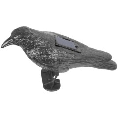 Соларен стоящ гарван за отблъскване на птици