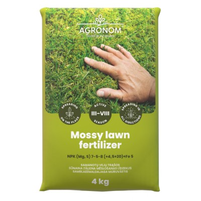 Тор за премахване на мъх в тревните площи / Mossy Lawn Fertilizer