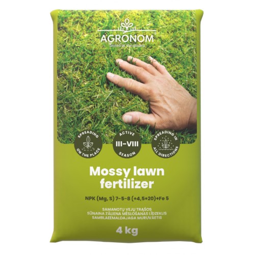 Тор за премахване на мъх в тревните площи / Mossy Lawn Fertilizer